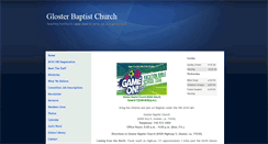 Desktop Screenshot of glosterbaptist.org